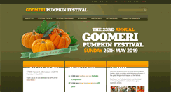 Desktop Screenshot of goomeripumpkinfestival.com.au
